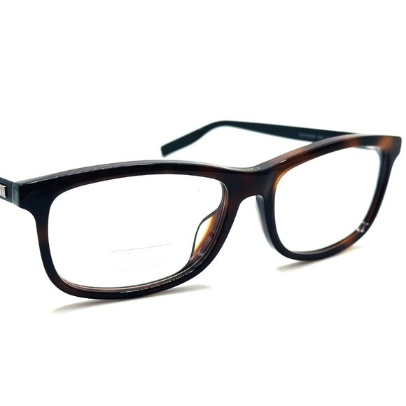 NEW DIOR BLACKTIE199F NEW Havana/Matte Black Men Eyeglasses 57mm 17 145 - Picture 3 of 9
